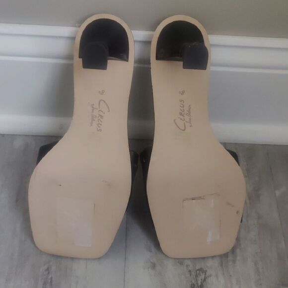 Circus NY By Sam Edelman Black Slide Heels - Picture 4 of 7